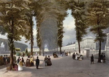 Veduta di Parigi: le Jardin des Plantes, c.1840